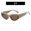 Gafas de sol Kedun con incrustaciones de diamantes, estilo triangular ojo de gato, nueva moda 2025, protección solar, gafas de sol de moda europeas y americanas, sensación de alta gama