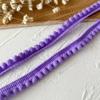 Roxo Camada Dupla Cinto de Neve Acessórios de Renda Colar Babado Punho Roupa Material DIY Artesanal