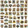 Patches bordados coloridos contrastantes em estilo western, cacto, cabeça de touro, patches de bota de cowboy, emblemas bordados, acessórios para vestuário
