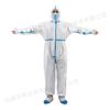 Venta al por mayor de fábrica, mono de tira de película transpirable con capucha, ropa antipolvo antiepidémica, ropa protectora desechable, venta directa al contado
