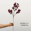Flor Artificial Hanyang de 3 Ramas Lirio de Piedra con Frutos de Mijo y Frutos de Milán, Accesorios para Arreglos Florales, Arte Floral Vegetal y Diseño de Paisajes
