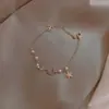 Pulsera de Zirconia y Perla Xingyue Diseño de Nicho para Mujer Moda Coreana Popular en Internet Pulsera Sencilla Novia