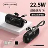 Cargador Rápido Transfronterizo Mini Cápsula Power Bank 22.5W 5000mAh 10000 Portátil Pantalla Digital Universal Fuente de Alimentación Móvil