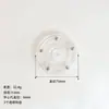Base Giratória Transparente de Acrílico 360 Graus Suporte de Exibição Ornaments Bolo Pequeno Prato Giratório Caixa de Biscoitos Modificação