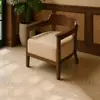 Juego de mesa y sillas de café, sillón individual para tienda de té de leche, adecuado para casa de huéspedes, hotel, restaurante, área de ocio comercial, estilo vintage