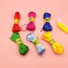 Hilo de Tejer DIY Cuerda de Colores Material Hecho a Mano Cuerda de Nudo Chino Cuerdas de 10 Colores Material de Hilo para Jardín de Infancia