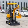 Escavadeira Agrícola de Esteira Tipo 10 Multifuncional para Valas em Pomares Escavadeira de Britagem de Engenharia da Fábrica Original
