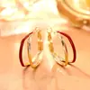Pendientes de Aro Dorados Geométricos de Doble Capa, Pendientes Cuadrados con Goteo de Aceite Estilo Retro de Hong Kong con Cierre de Plata, Pendientes Sencillos, Modernos y Personalizados