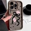 Adequado para Capa de Celular Apple 16/15Promax Novo Iphone14 Top de Linha 13Pro Cola de Silicone 12 Borboleta