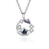 Jingdong Taobao baleia romântica nascida com você colar brinco pulseira definir mulheres luz luxo nova baleia pendente clavícula corrente