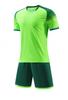 Lote directo de fábrica 2023 nuevo hengleda cuello redondo color degradado uniforme de fútbol traje niños e infantil estampado transpirable entrenamiento