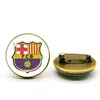 Broches Metálicos de Clubes de Fútbol Europeos Transfronterizos, Insignias de Cristal de Piedra Temporal, Pines para Ropa, Se Pueden Hacer a Medida