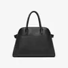 Bolsa Feminina 2025 Padrão Lichia Casca de Couro Bovino de Primeira Camada Bolsa de Ombro Transversal Grande Capacidade Versátil Simples Moda