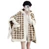 Chal cálido transfronterizo con capucha tipo poncho, manta para aire acondicionado individual, ropa holgada para la hora del almuerzo, capa china al por mayor