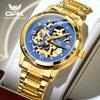 Reloj para hombre hueco marca OPK luminoso resistente al agua automático mecánico nuevo dominante comercio exterior reloj para hombre al por mayor