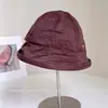 Sombrero de Pescador Ligero y Transpirable de Ramio para Mujer, Sombrero de Cubo Plegado Retro Japonés de Verano, Sombrero de Cubo Versátil con Protección Solar