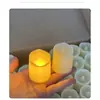 Amazon boca de ola vela de té sin humo lámpara de vela electrónica LED accesorios para confesión del Día de San Valentín vela de amor