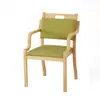 Muebles aptos para personas mayores, mesas y sillas de madera maciza, residencias de ancianos, apartamentos para personas mayores, centros de bienestar, madera de caucho, sillas personalizables aptas para personas mayores