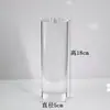 Soporte de Exhibición Cilíndrico de Acrílico, Soporte de Exhibición de Joyería Altamente Transparente, Base Elevadora para Cosméticos, Soporte para Modelo de Mano