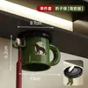 Juego de Tazas de Lavar sin Taladro con Ventosa, Soporte Magnético para Cepillo de Dientes, Estante de Almacenamiento para Baño, Vaso para Cepillo de Dientes Invertido