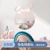 Espejo de maquillaje acrílico con forma de nube y animal lindo, para dormitorio de estudiante, autoadhesivo de pared, de escritorio, irregular