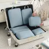 Juego de 6 Bolsas de Almacenamiento para Viajes Transfronterizos, Bolsa de Almacenamiento para Artículos de Tocador y Cosméticos Digitales, Ropa, Zapatos, Equipaje