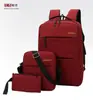 Mochila Imprimible con Logo Modelo Nuevo 2026 Juego de Tres Piezas Maletín de Negocios para Laptop Mochila Grande de Alta Capacidad para Mujer Bolsa de Viaje para Exteriores