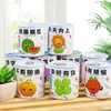 Celebridade da internet pode plantas verdes em vasos sementes de tomate morango flor pequena agricultor enlatado pequeno vaso infantil feito à mão pequenos presentes