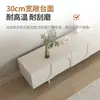 Conjunto de Rack para TV e Mesa de Centro Estilo Cream, Estilo Francês Nórdico Simples, Branco Creme, Rack para TV de Sala de Estar, Novo Modelo para Apartamentos Pequenos