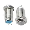 Interruptor de Botão de Metal 10mm Auto-Travante Reset 3 Pinos Sem Iluminação Interruptor de Metal para Máquina Ferramenta Máquina de Embalagem