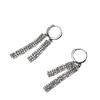 Pendientes geométricos sencillos de cristal negro y gris, ligeros, de lujo, con diseño de nicho, de alta gama, explosivos, únicos y elegantes para mujer.