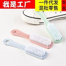 Cepillo pequeño cepillo para limpiar zapatos para el hogar color sólido plástico pelo suave cepillo para zapatos cepillo para lavar ropa cepillo para limpiar ropa multifuncional