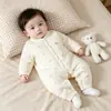 Ropa de una pieza fina de algodón para bebé recién nacido, mameluco para bebé de mes completo para niños y niñas, ropa de algodón puro para primavera, otoño, invierno, ropa de algodón Clase A