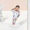 Copa Mundial 2026 en Estados Unidos, Canadá y México: Figura de Acrílico de Cristiano Ronaldo, Messi, Neymar, Souvenirs de Mercancía de Cristiano Ronaldo