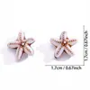 25 Tipos de Colgantes Acrílicos de Conchas Marinas, Caracolas y Estrellas de Mar Pintados con Spray Accesorios DIY Colgantes de Venta Caliente Transfronteriza