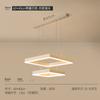 Uau, o Lustre da Sala de Estar é uma Luminária Moderna Minimalista Estilo Nórdico para a Sala de Jantar, Apresentando um Design Minimalista de Vela Branca, uma Grande Luminária Principal