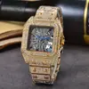 Nuevo reloj para mujer 2023 con incrustaciones de diamantes, de moda, con correa de acero, reloj para mujer, reloj de cuarzo, venta al por mayor de fábrica