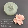 Cauda de Flor Forma de Flor Rosa Desabrochando Molde de Silicone DIY Artesanal Forma de Bolo Dobrável Molde de Resina para Colagem