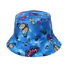Novo Chapéu de Pescador Comércio Exterior Amazon Viagem Chapéu de Sol Cor Tie-dye Chapéu Bacia Cogumelo Chapéu de Sol Chapéu de Sol de Verão para Mulheres