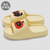 2025 Nuevo Estilo de Verano Pantuflas Silenciosas de Suela Gruesa para Baño en Casa de Mujer Antideslizantes Transpirables Pantuflas de Dormitorio para Mujer
