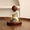 Caja Portapalillos de Cerámica Vintage para Uso Doméstico, Creativo Personalizado de Lujo Ligero para Guardar Palillos y Hilo Dental, Contenedor de Hisopos de Algodón de Moda