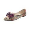 Zapatos de punta mujer verano 2023 Nueva Perla boca baja plana grande favorablemente