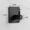 Gancho Adhesivo Fuerte de Acero Inoxidable de Alta Venta Transfronteriza, Sin Taladro, Gancho Único Sin Rastro para Baño, Cocina y Detrás de la Puerta Gancho Metálico para Abrigos