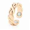Europa y Estados Unidos imán de amor explosivo juego de anillos imán boutique de alta gama tamaño ajustable anillo de resorte