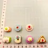Accesorios de resina brillantes tridimensionales para pastel de frutas DIY, colgantes para llavero para Crocs, material para adornos decorativos y accesorios