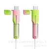 Funda Protectora para Cable de Datos con Tapa Adecuada para Cargadores Apple, Huawei, Xiaomi, Oneplus, Protector de Cable, Enrollador de Cable, Protección Antirotura