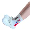 Calcetines de dibujos animados japoneses para mujer, lindos gatitos, algodón peinado, de media pantorrilla, calcetines casuales, calcetines