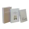 Adorno de libro falso de decoración minimalista para el hogar, modelo de libro falso natural y acogedor para mesa de centro y decoración de estanterías, versión plegable para ventas transfronterizas