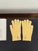 Guantes de Punto sin Dedos para Mujer, Estilo Universitario Suave, Color Sólido, Guantes Rojos Cálidos con Dedos Separados para Mujer en Otoño e Invierno