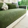 2026 Nuevo Cojín para Sofá de Color Sólido con Textura Estilo Simple Cubierta de Sofá de una Pieza Cojín Especial para Asiento de Sofá de Cuero Sala de Estar